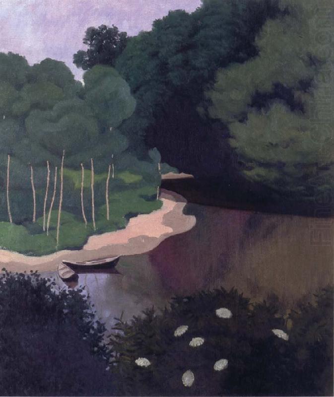 The Dordogne at Carennac, Felix Vallotton